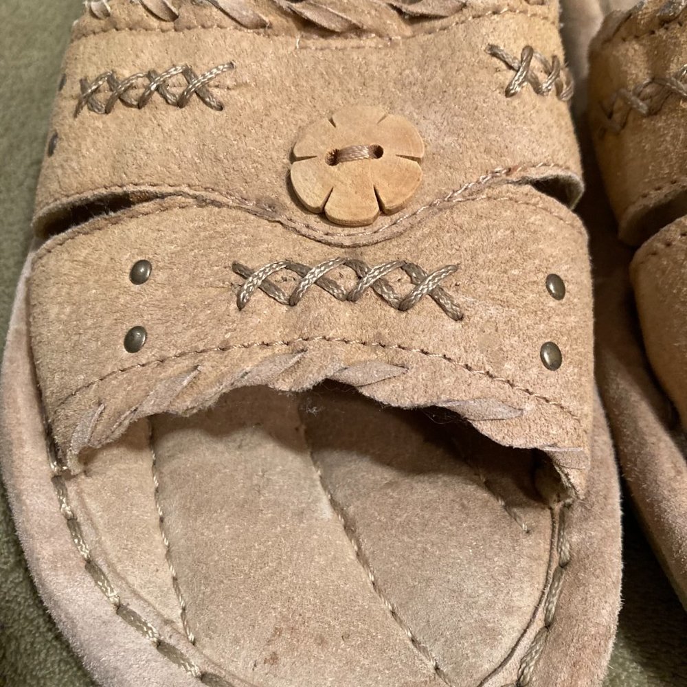 EUC Vintage Earth Spirit Kalei2 Leather Sandals Size 8.5W - Picture 4 of 13